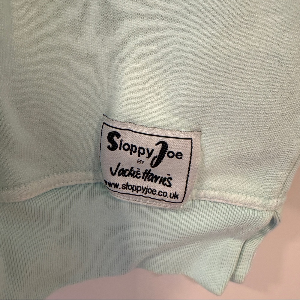 Sloppy Joe Diana Zip Neck in Mint Green - Picture 2 of 6